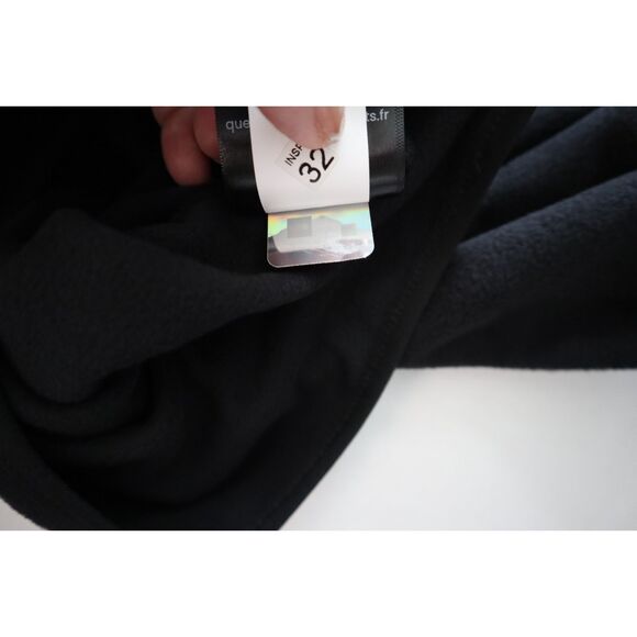 The North Face Teen Kid's Sz Medium Black Glacier 1/4 Zip Fleece Pullover - Picture 3 of 7